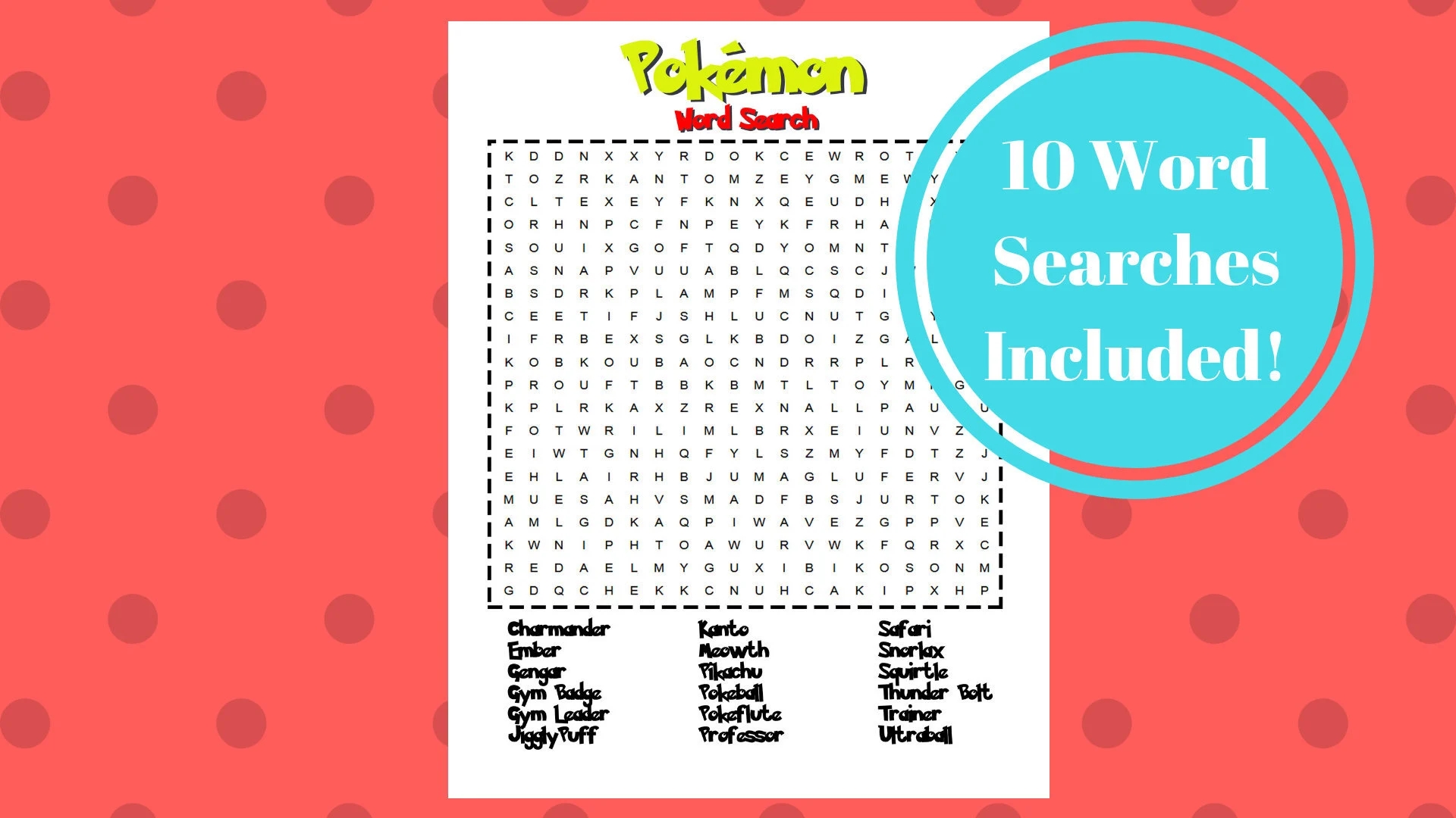 10 Pokemon Word Searches Pokemon Word Games Pokemon Activity Book Printable Word Games Etsy 10 Pokemon Word Searches Pokemon Word Games Pokemon Activity Book Printable Word Games Etsy