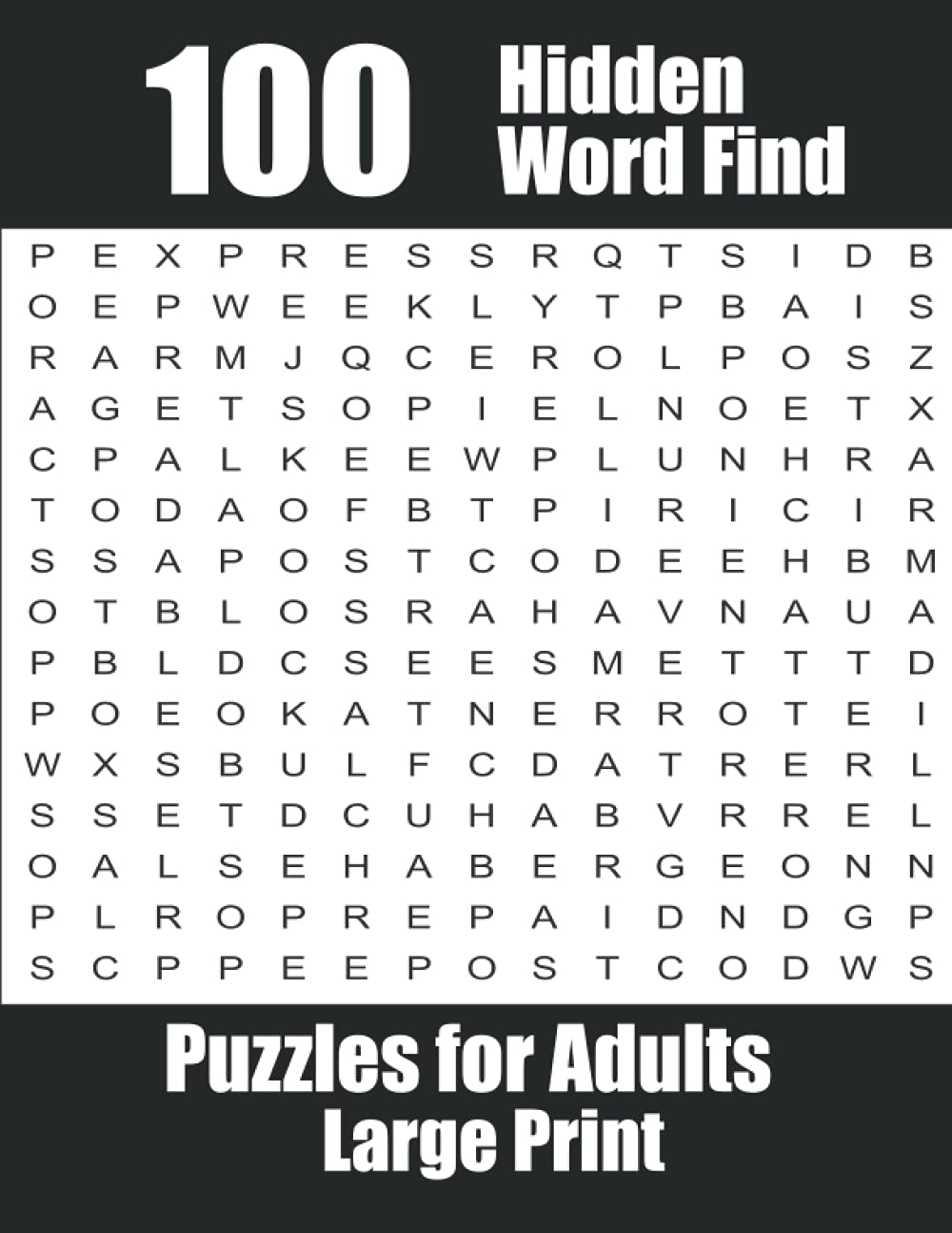 100 Hidden Word Find Puzzles For Adults Large Print Word Search Easy Puzzle Perfect For Giving Large Print Edition One Puzzle Per Page Hours Of Fun And Relaxtion On Holiday Press RealWord 