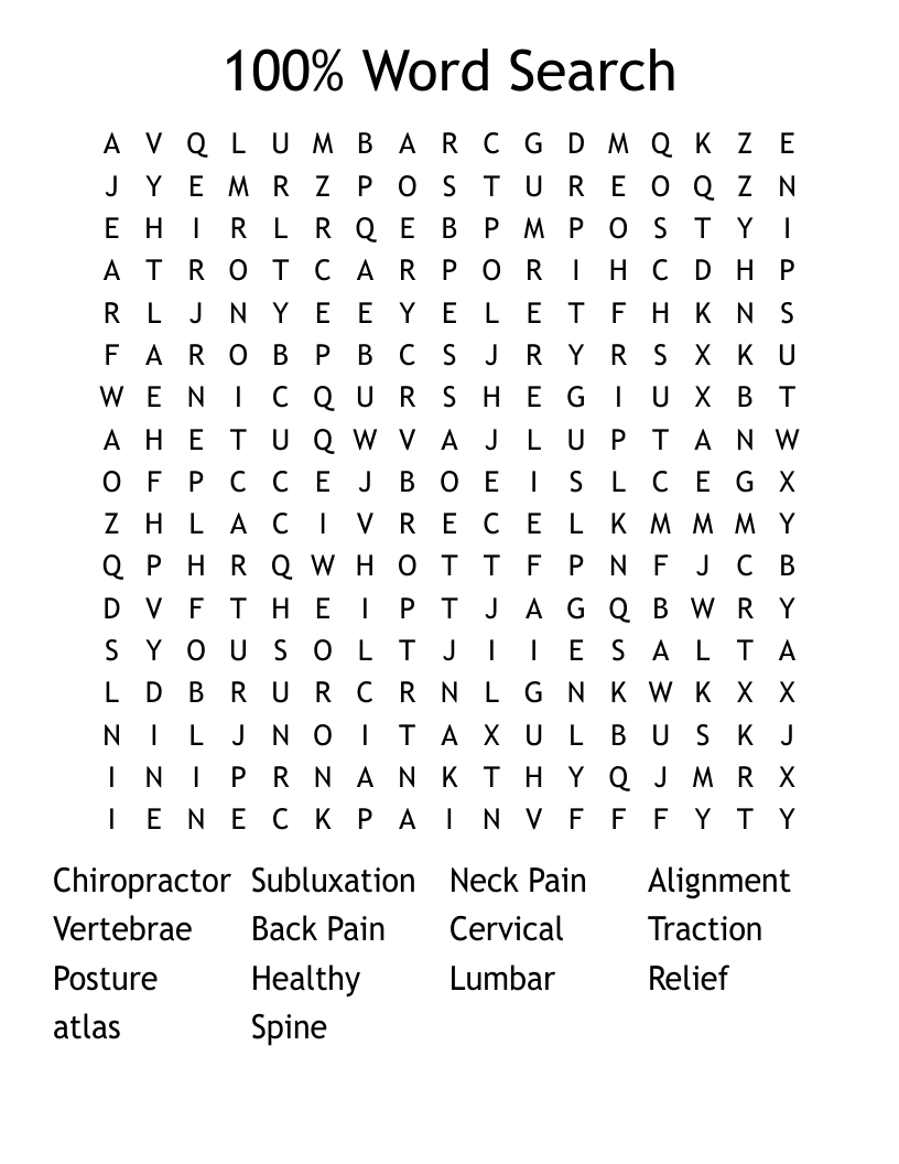 100 Word Search WordMint
