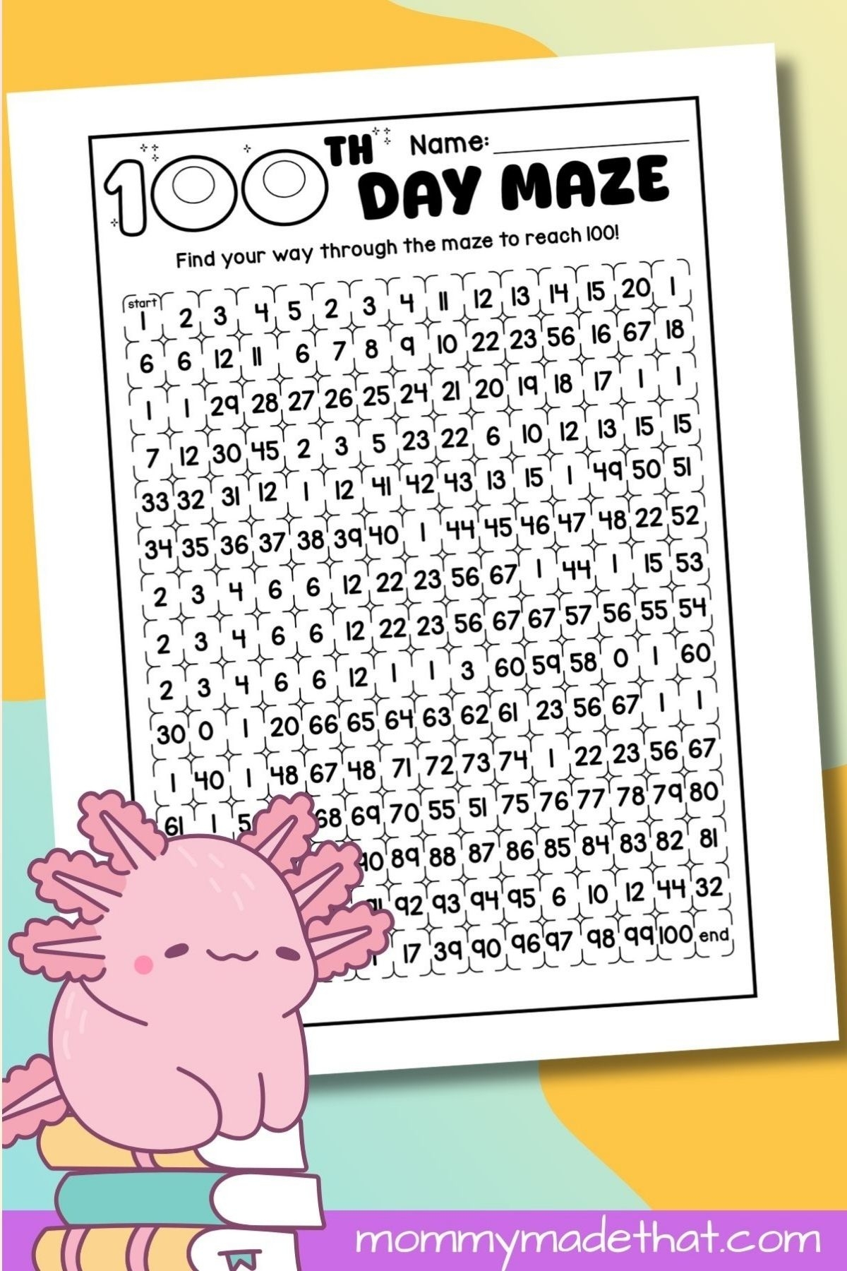100th Day Of School Free Printables Worksheets