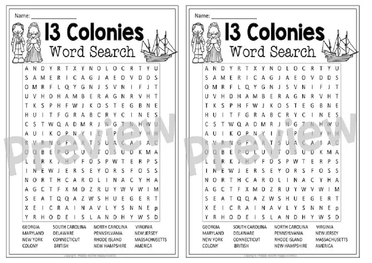 13 Colonies Word Search Puzzle Sopa De Letras Studocu 13 Colonies Word Search Puzzle Sopa De Letras Studocu