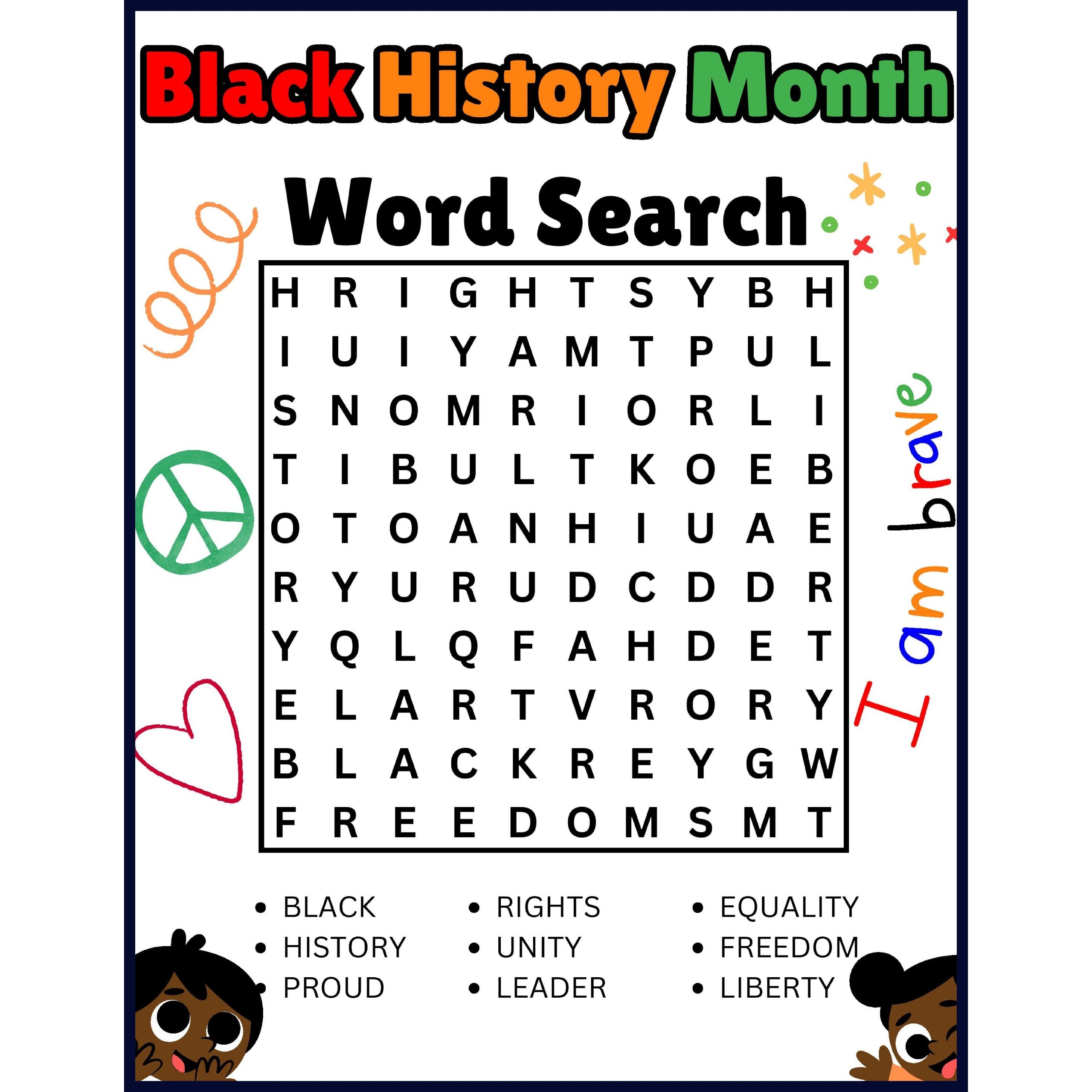 Free Printable Word Searches For 2nd Graders