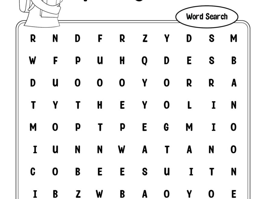 1st Grade Word Search Puzzles 18 Free PDF Printables Printablee