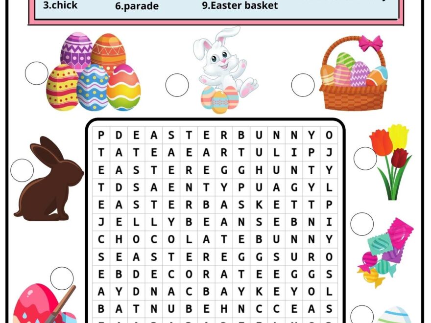 2 Easter Word Searches Ezpzlearn