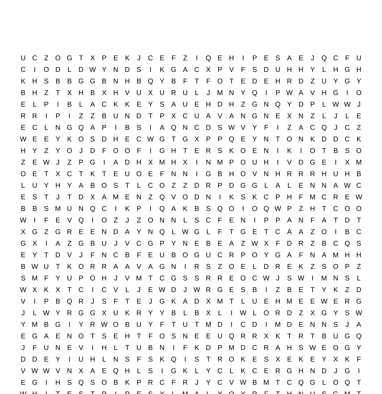 2000 s Band Word Search