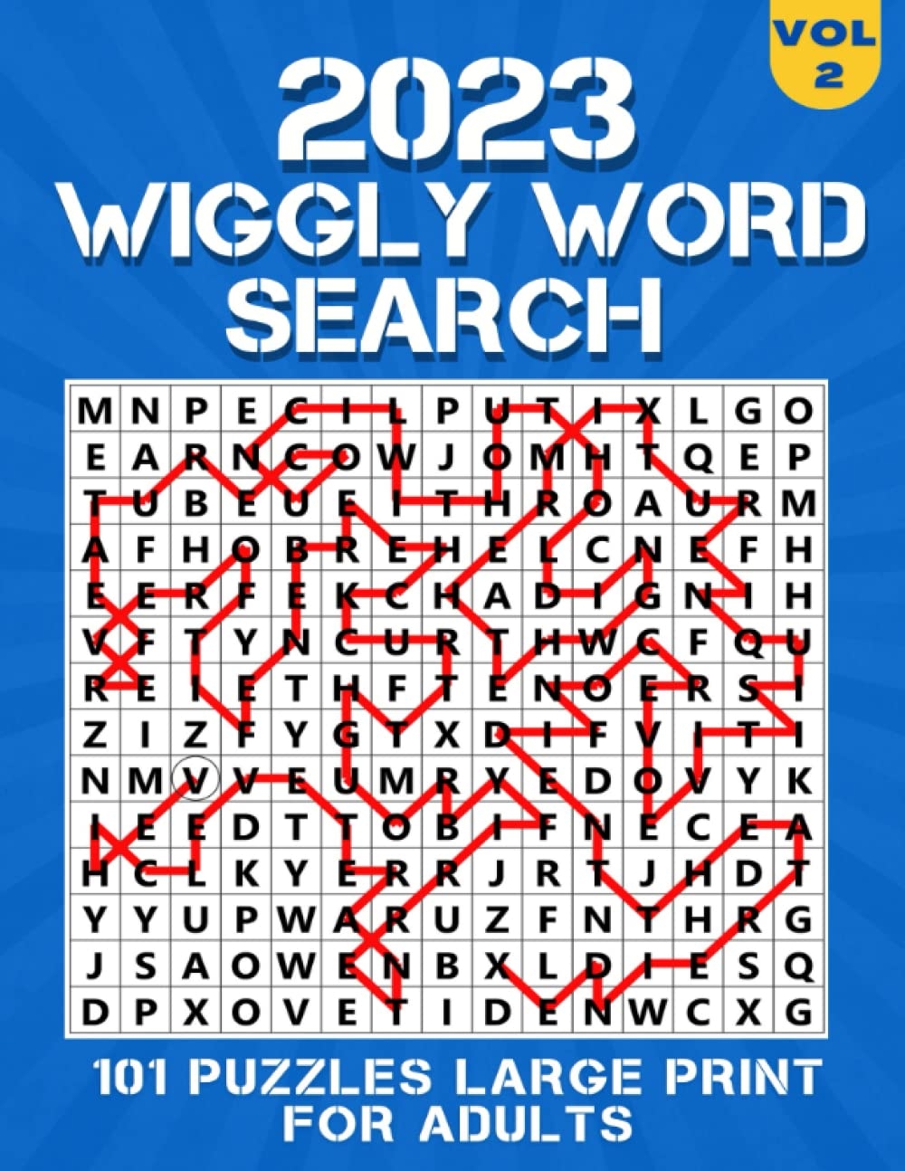 2023 Wiggly Word Search For Adults 101 Puzzles Word Search Variations Volume 2 Rose Dr Lena 9798391024392 Amazon Books