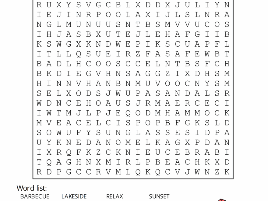 25 FREE Printable Word Searches Worksheets Library