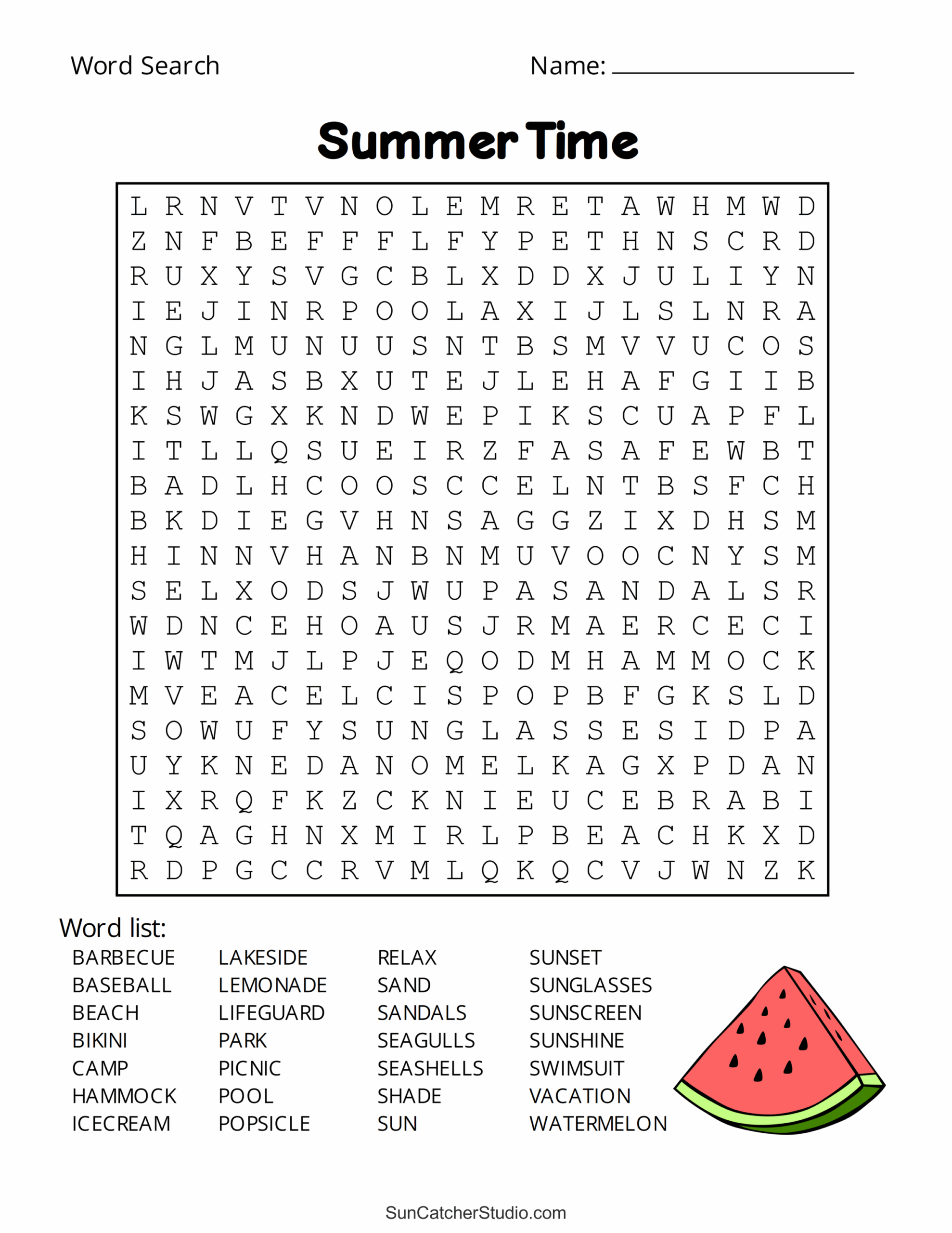 25 FREE Printable Word Searches Worksheets Library