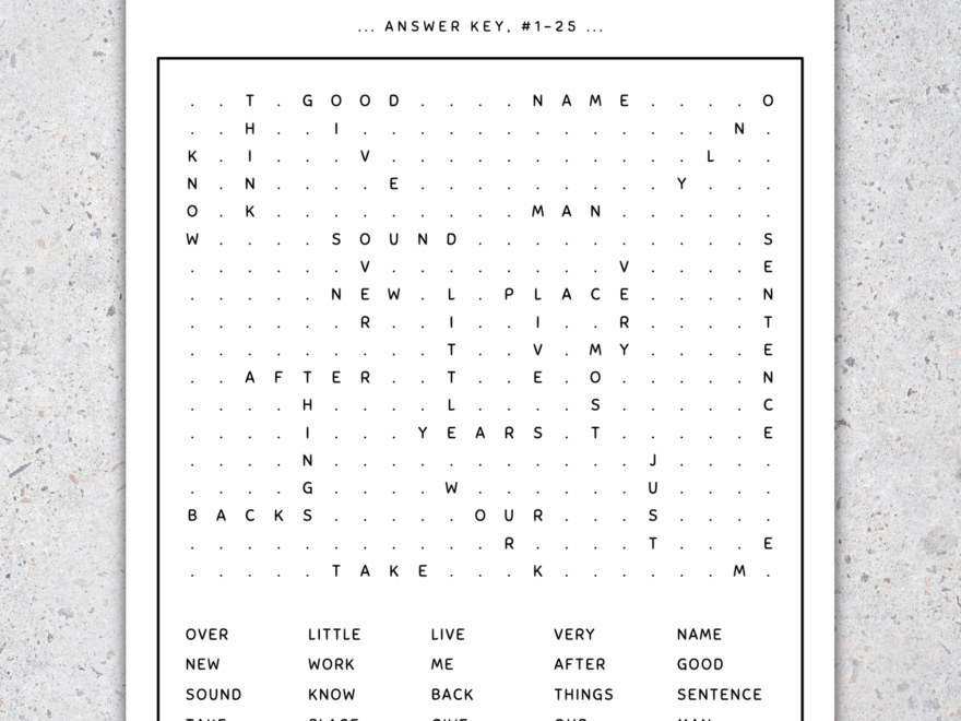 2nd 100 Fry Sight Words Word Search Sight Words Practice Game SET 6 Made By Teachers