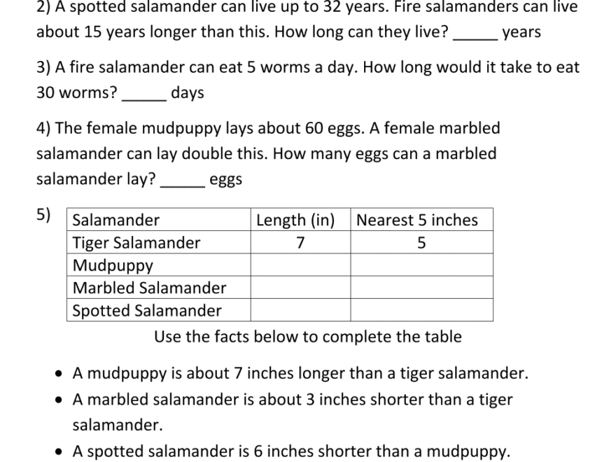 2nd Grade Math Word Problems Worksheets Library