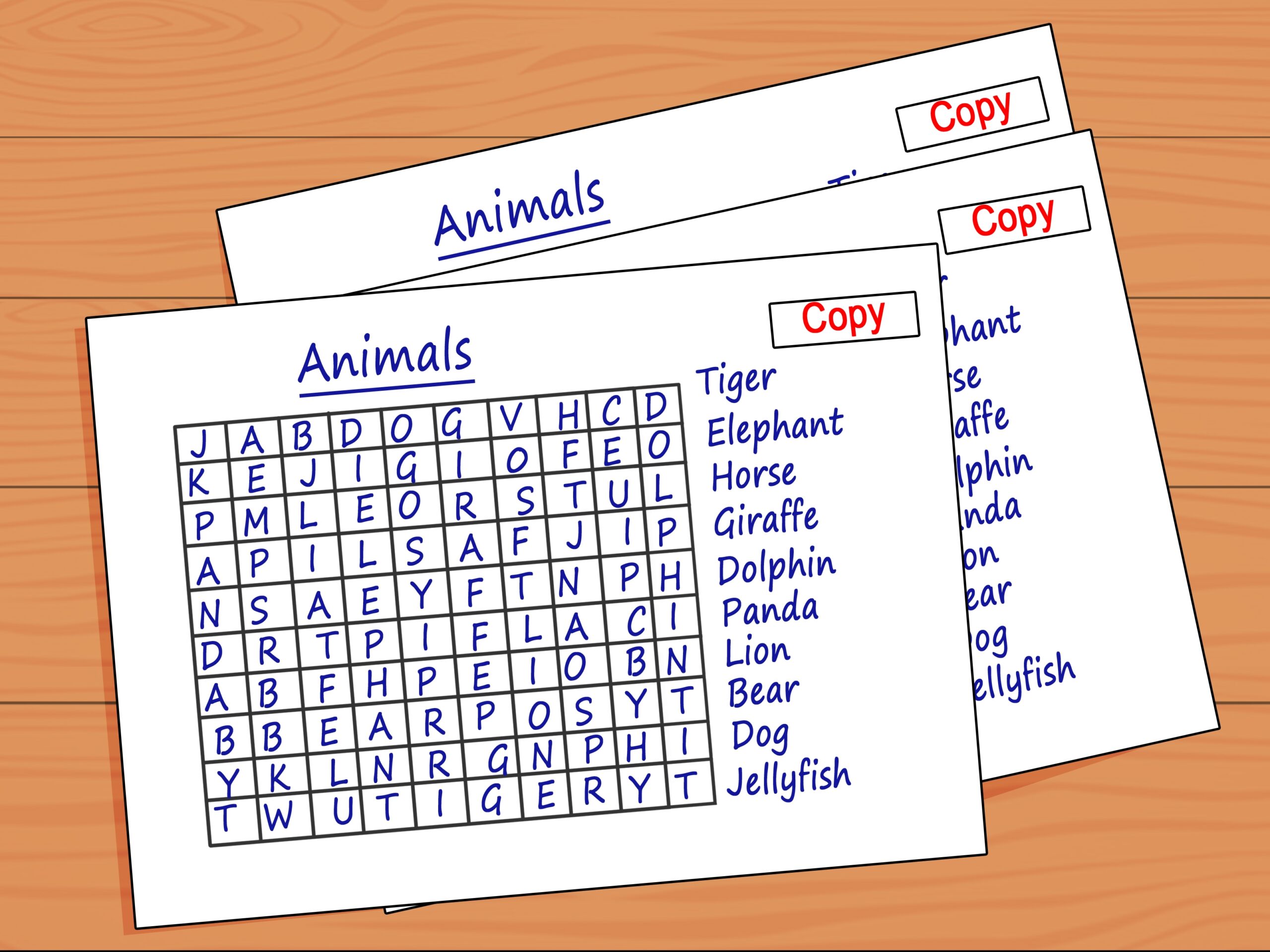 3 Ways To Make A Word Search WikiHow