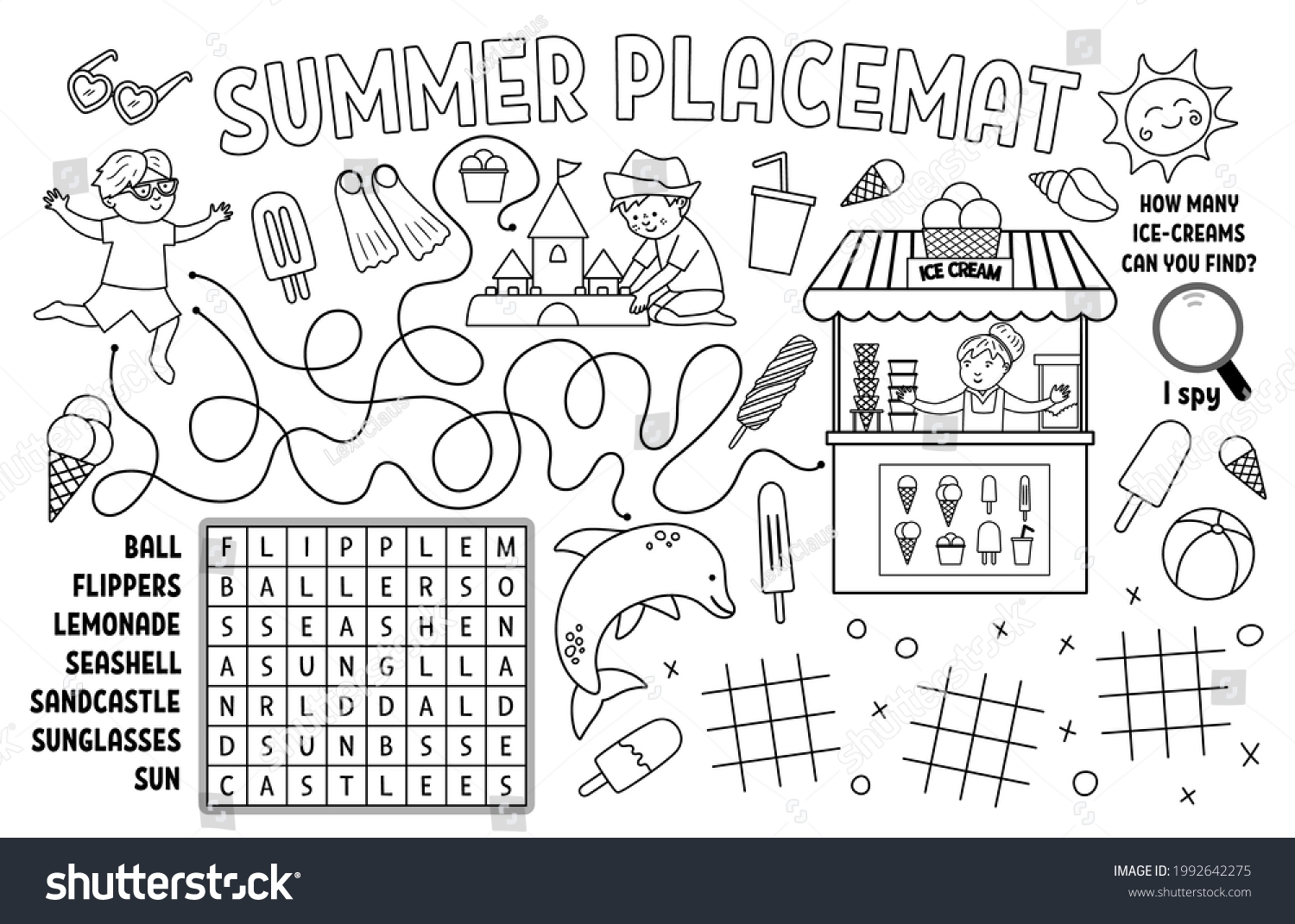 40 Kids Summer Wordsearch Royalty Free Images Stock Photos Pictures Shutterstock