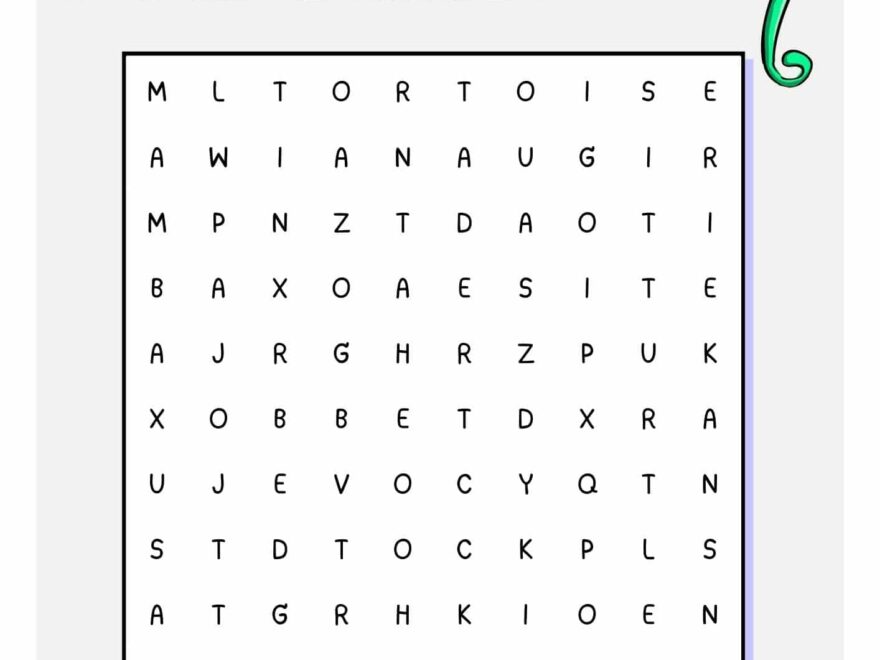 48 Free Animals Word Search Puzzles Teach Prints