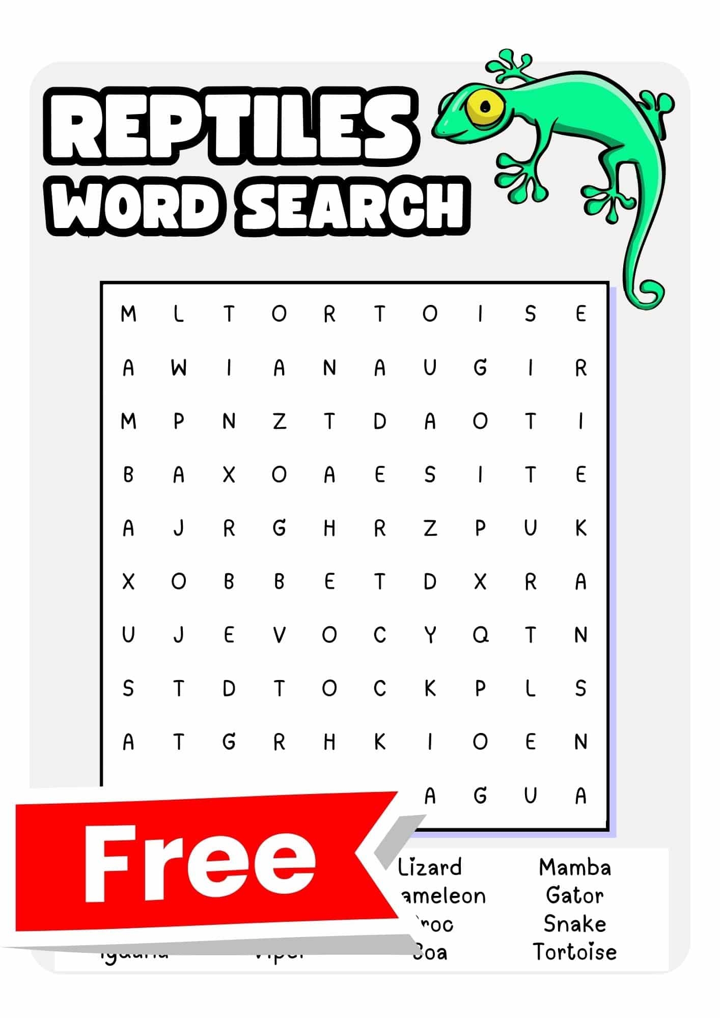 48 Free Animals Word Search Puzzles Teach Prints