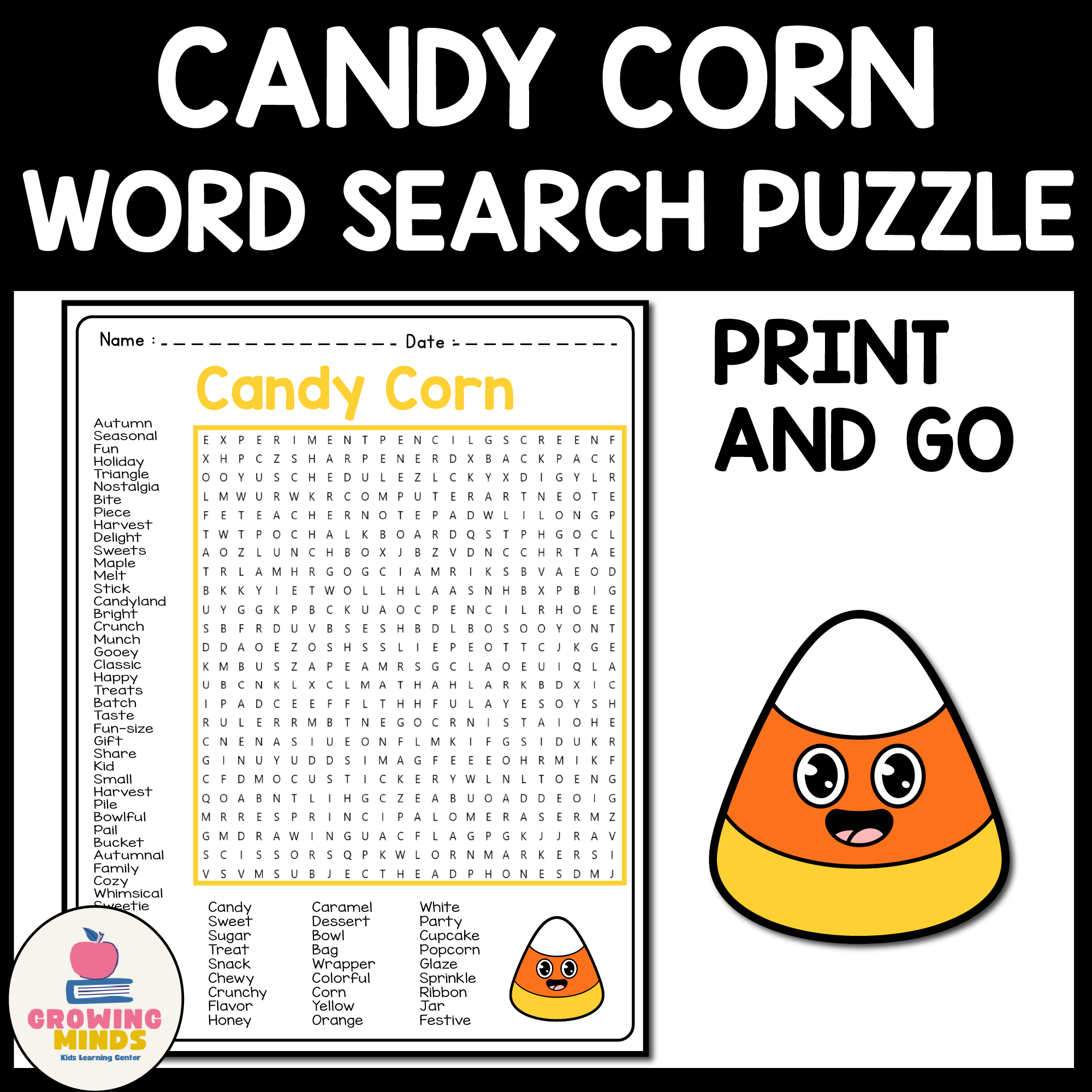 4th To 7th Grade Candy Corn Day Word Search Puzzle Worksheet Activity Made By Teachers 4th To 7th Grade Candy Corn Day Word Search Puzzle Worksheet Activity Made By Teachers