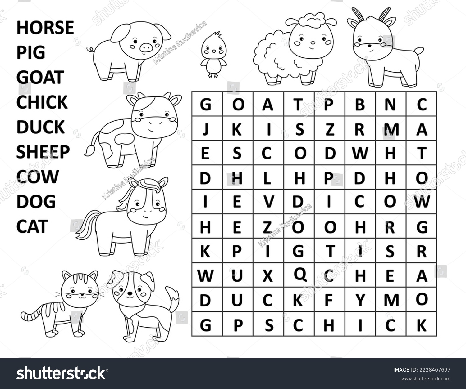 5 Hundred Farm Word Search Royalty Free Images Stock Photos Pictures Shutterstock