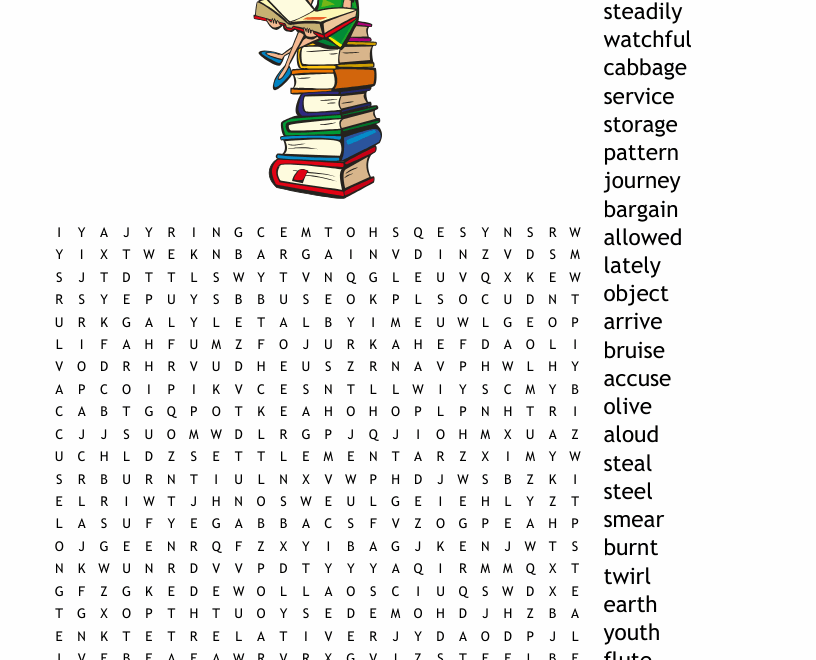 5th Grade Vocabulary Word Search WordMint Worksheets Library