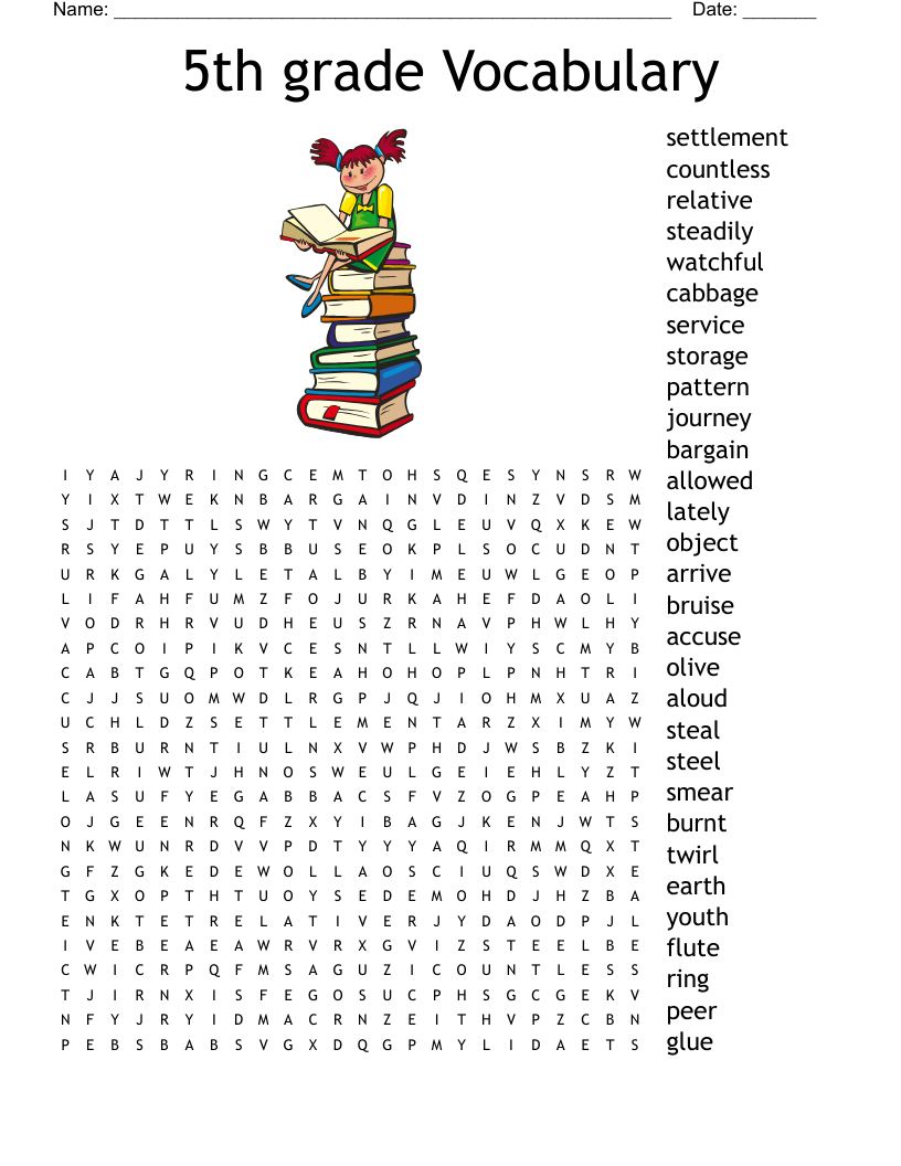 5th Grade Vocabulary Word Search WordMint Worksheets Library 5th Grade Vocabulary Word Search WordMint Worksheets Library