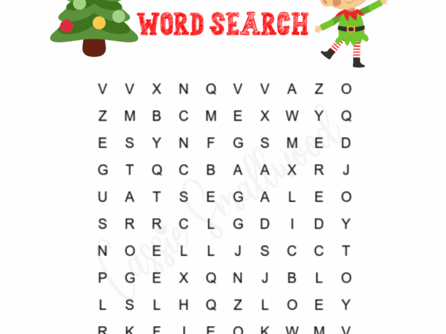 6 Fun Christmas Word Search Free Printables