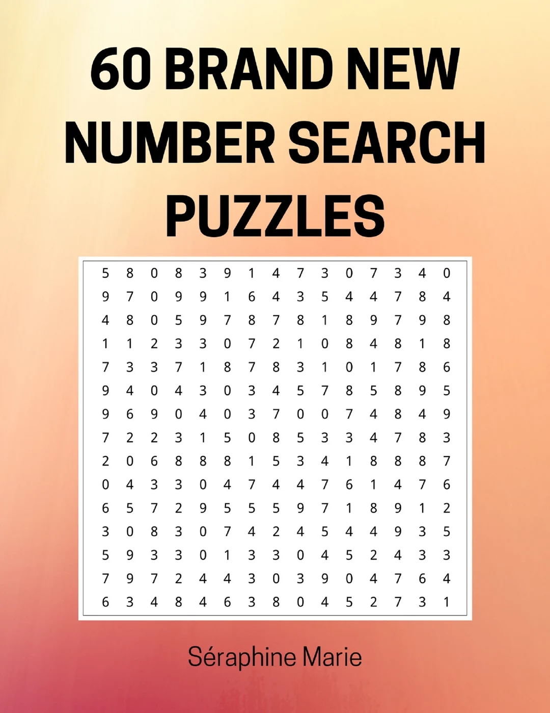 60 Brand New Printable NUMBER SEARCH PUZZLES Etsy