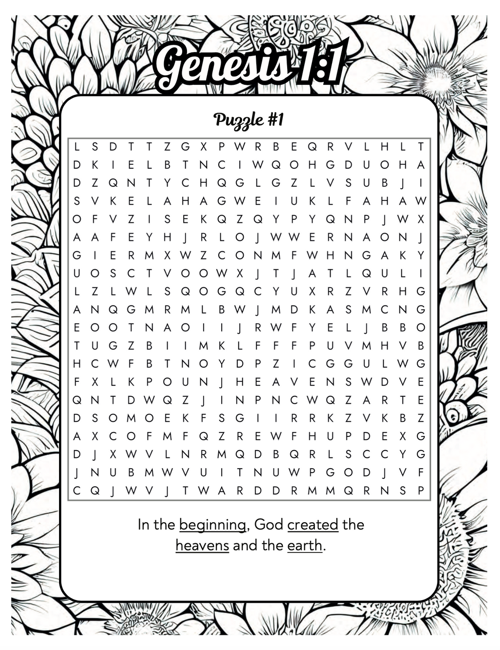 Books Of The Bible Word Search Puzzles Printable
