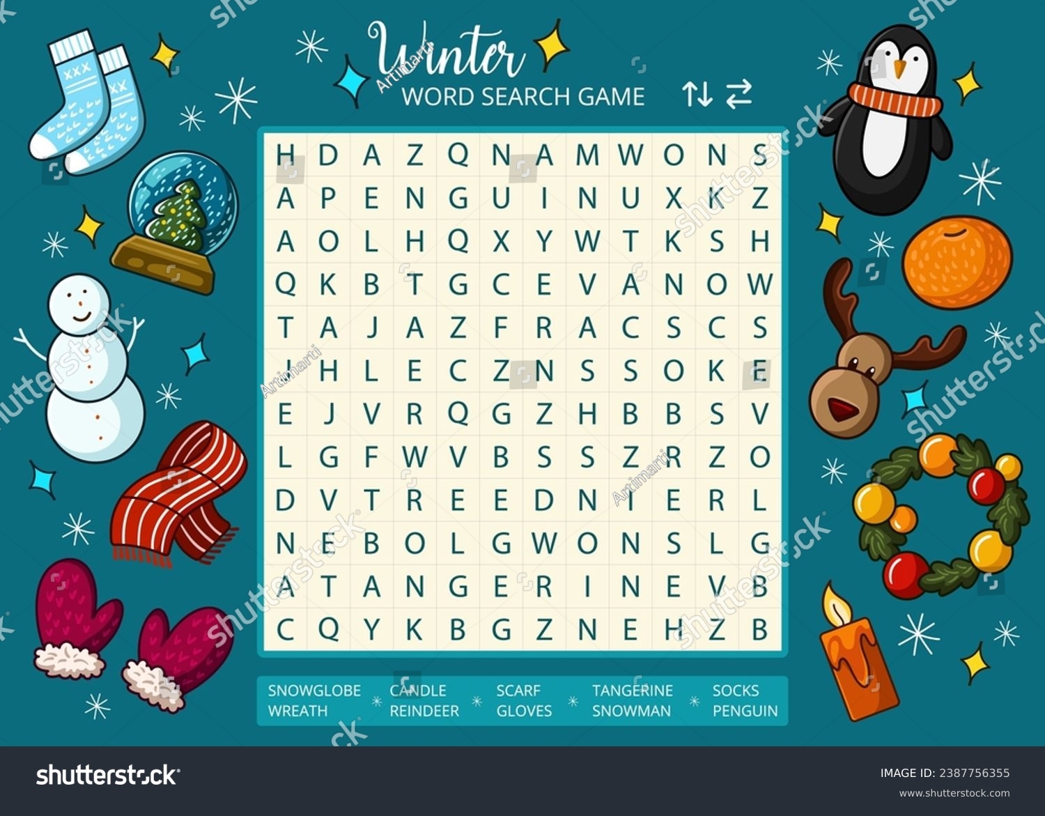 69 Christmas Word Search Printable Adults Royalty Free Images Stock Photos Pictures Shutterstock