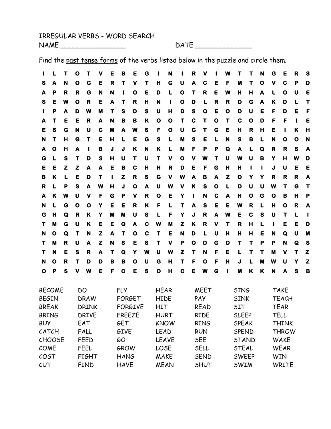 6th Grade Free Word Search Worksheets K5 Worksheets Worksheets Library