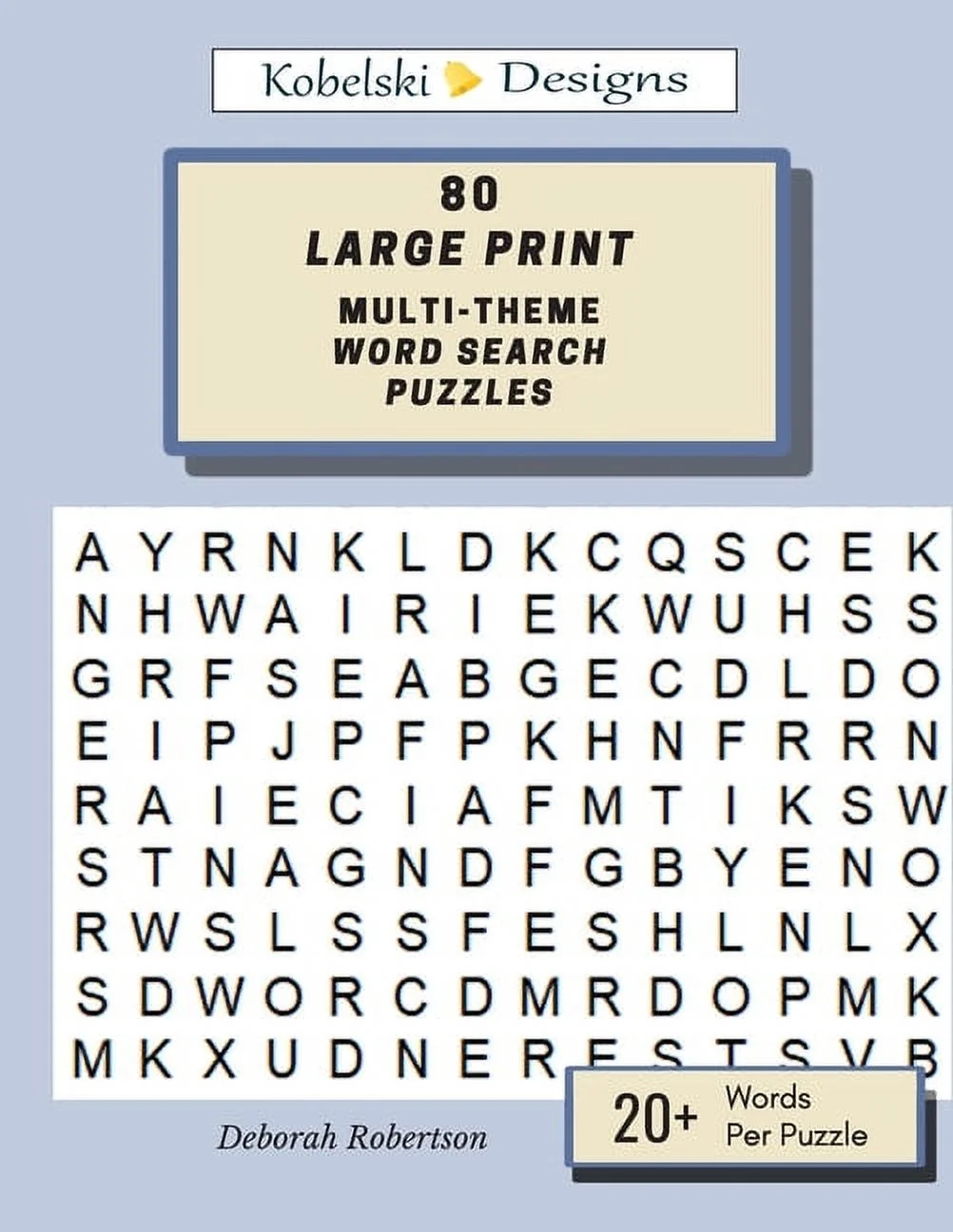 Large Print Word Searches For Seniors Printable