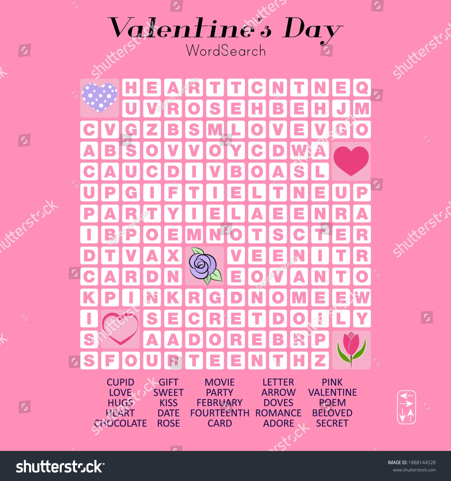 93 Valentine s Day Word Search Puzzle Royalty Free Images Stock Photos Pictures Shutterstock