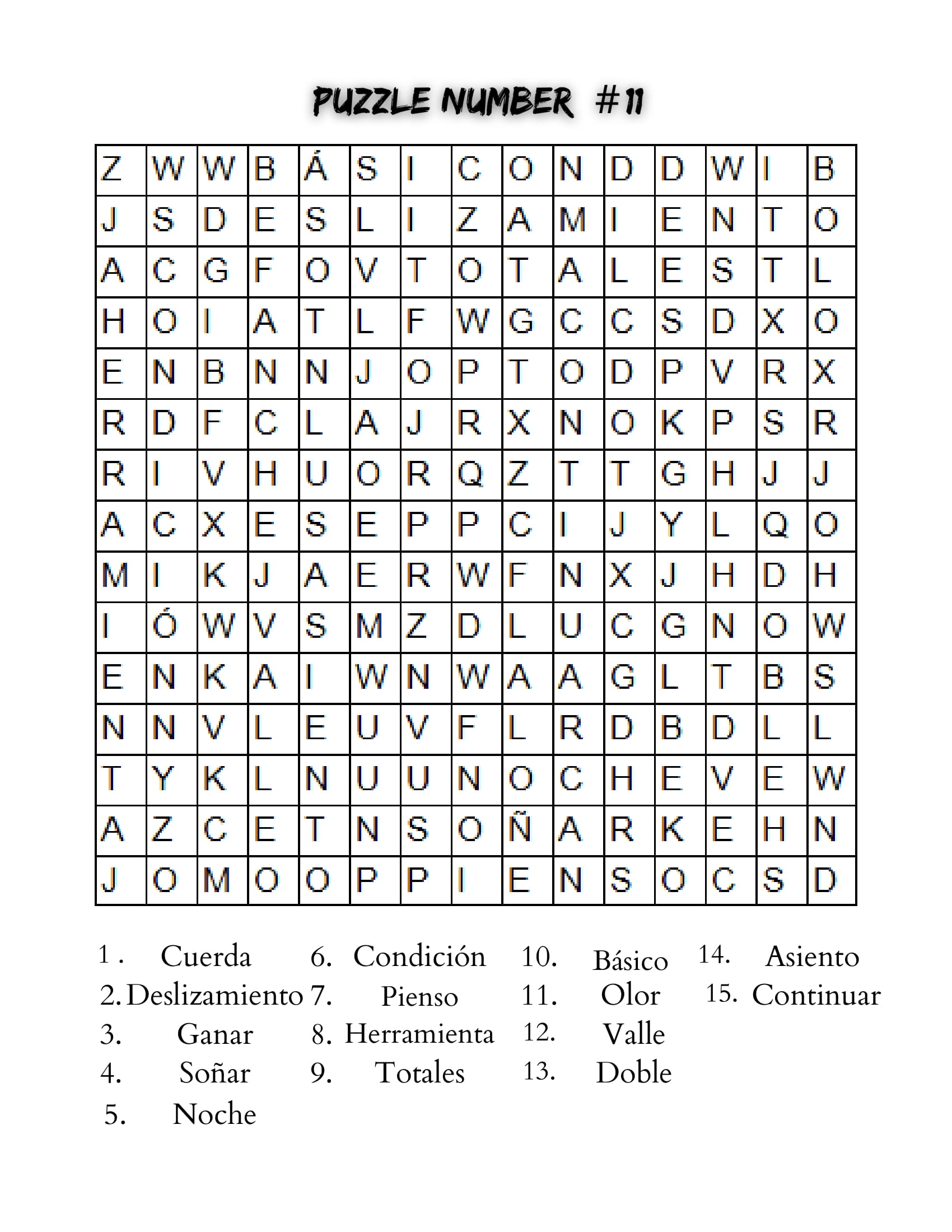 Printable Adult Word Search Food