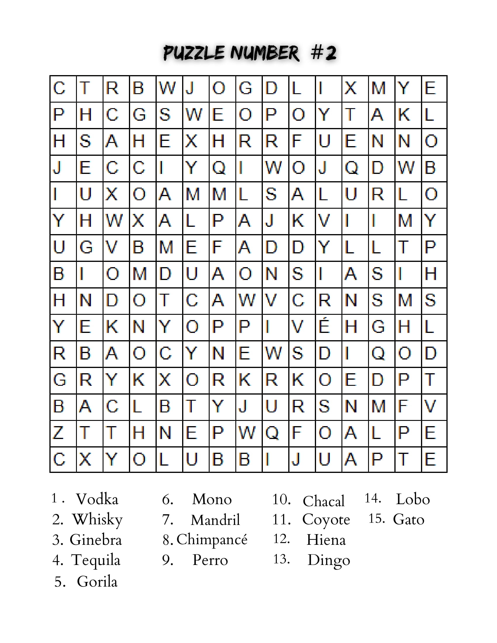 A Buscar Spanish Word Search Keep Your Mind Sharp And Have Fun Made By Teachers