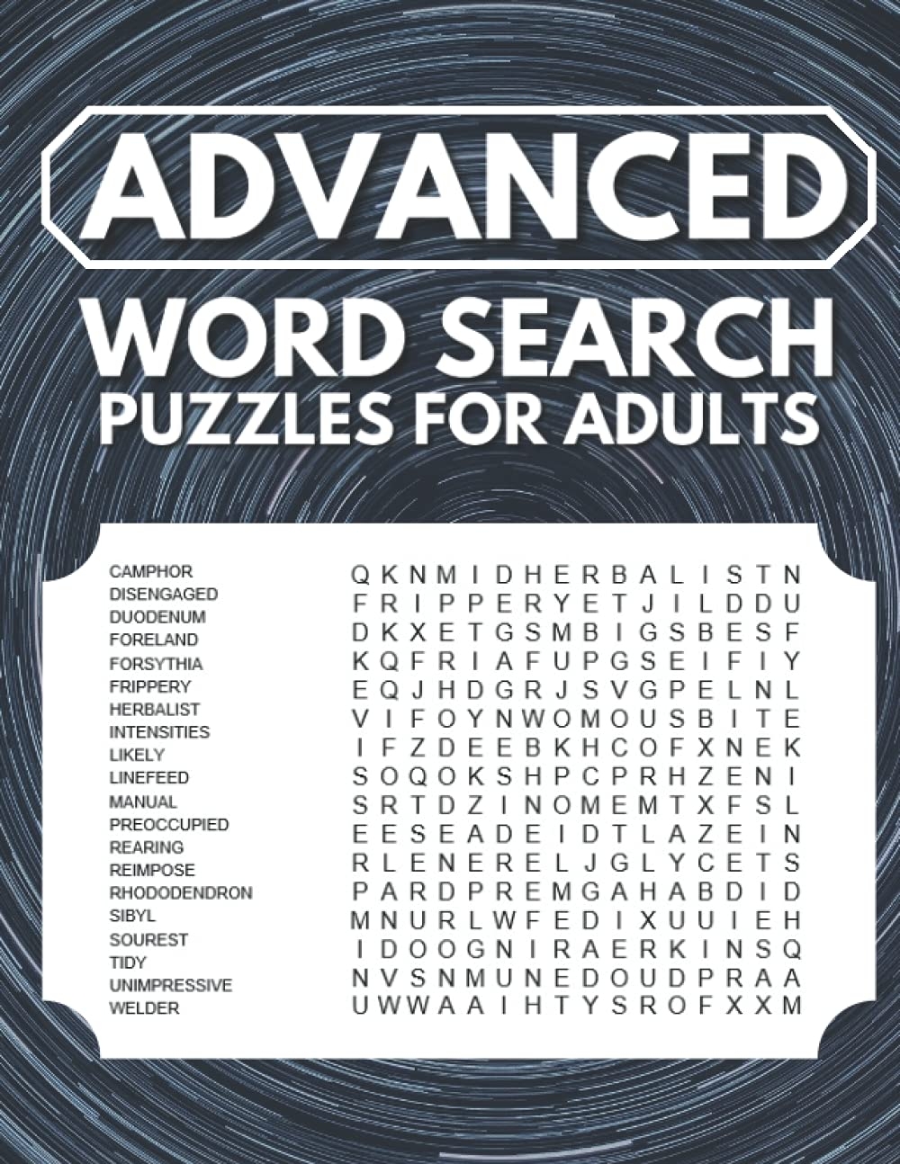 Printable Advanced Word Search
