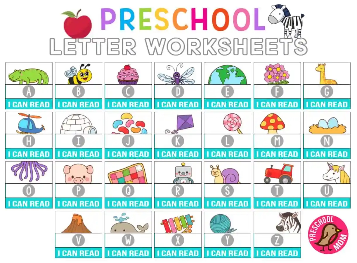 Single Letter Word Search For Preschool Free Printable