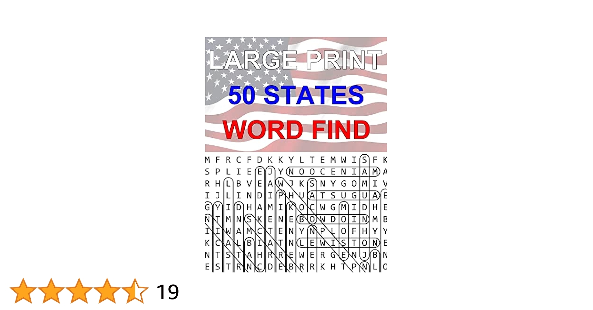 Amazon 50 States Large Print Word Find Easy To Read Themed Word Search Puzzle Book Geography Series 9781534754805 Lil Book Club Books