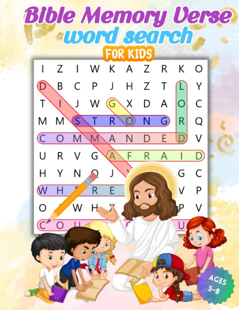 Amazon Bible Word Search For Kids 80 Bible Memory Verse Word Search Puzzles For Kids Kids Word Searches Christian Gifts For Kids Word Search For Children 9798713974763 Press Creative Books