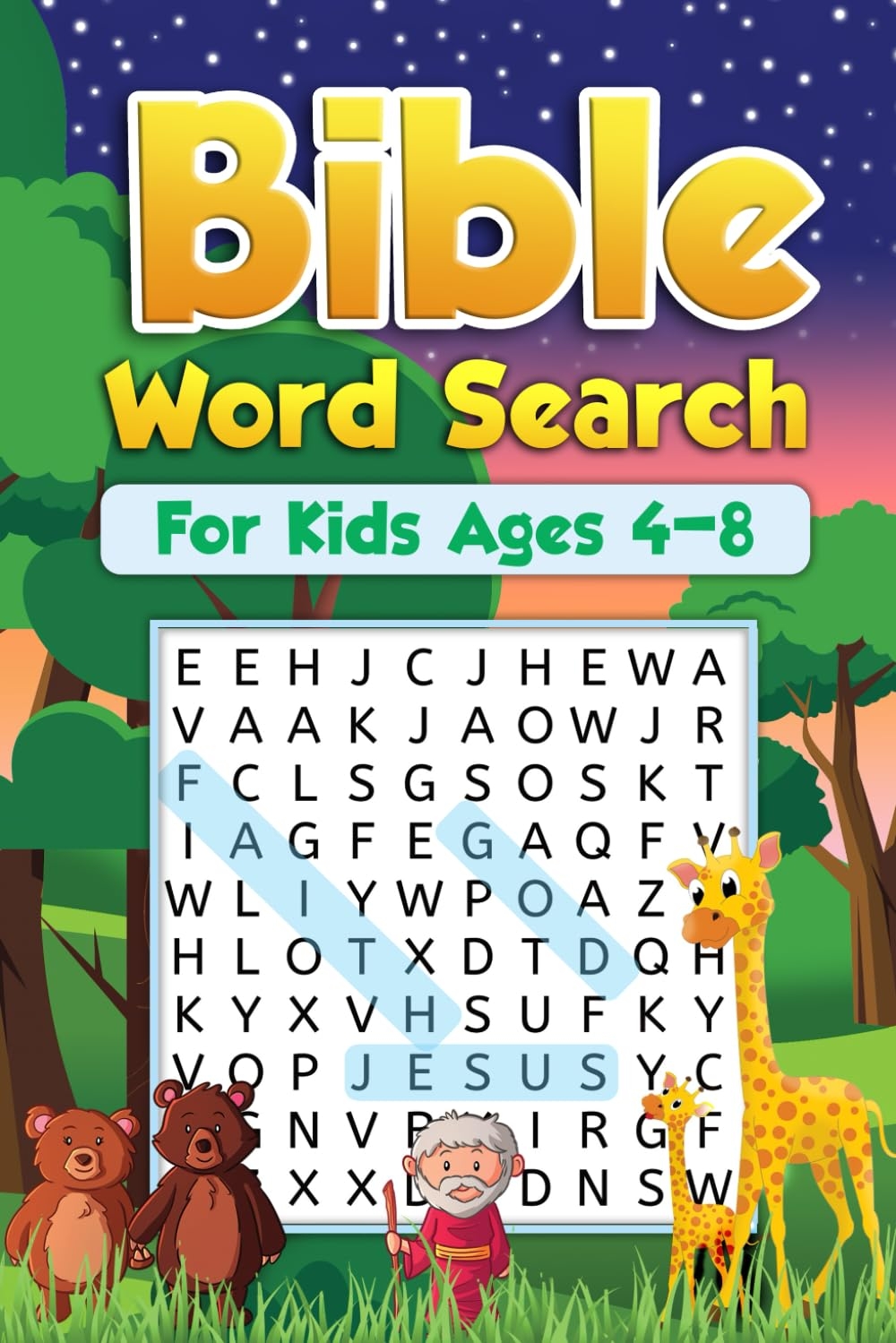 Amazon Bible Word Search For Kids Ages 4 8 40 Word Search Puzzles With 10 Bonus Mazes 9798851689833 Davis Mandy Books