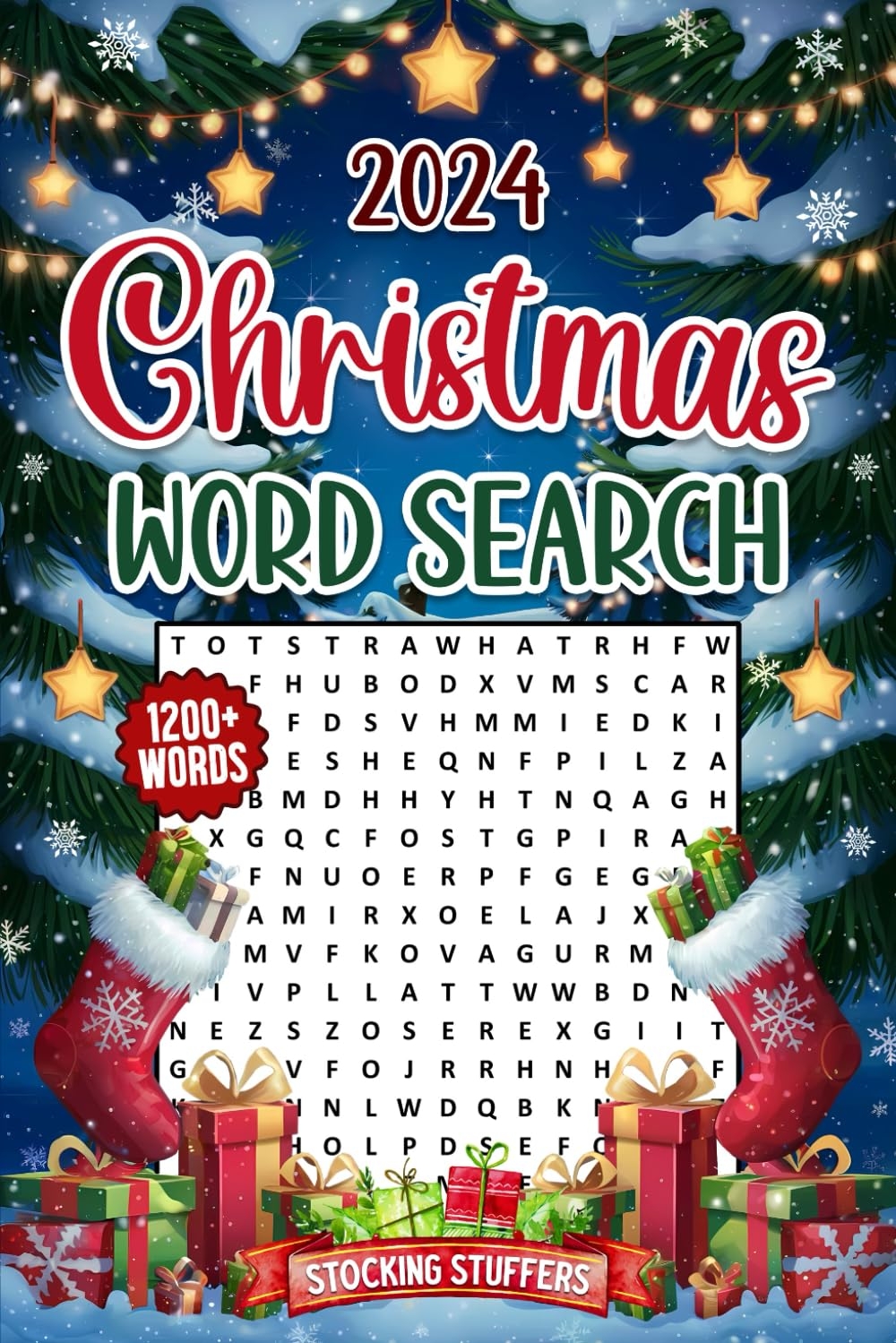 Amazon Christmas Word Search 1200 Words Stocking Stuffers Fun And Relaxing Holiday Themed Word Find Puzzle Book For Adults Seniors Teens Large Print Christmas Activity Book With Solutions 9798344557212 Press PuzzlesLine 