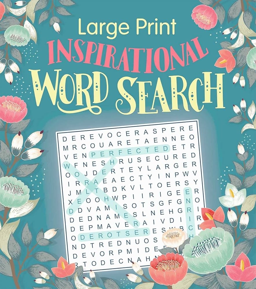 Amazon Large Print Inspirational Word Search Large Print Puzzle Books 9781645170631 Editors Of Thunder Bay Press Books
