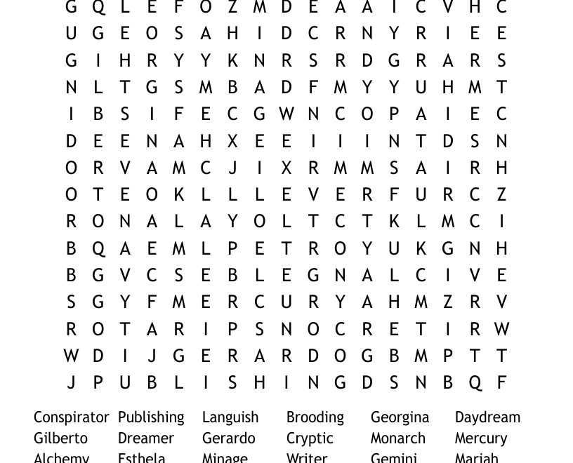 Angel Word Search WordMint