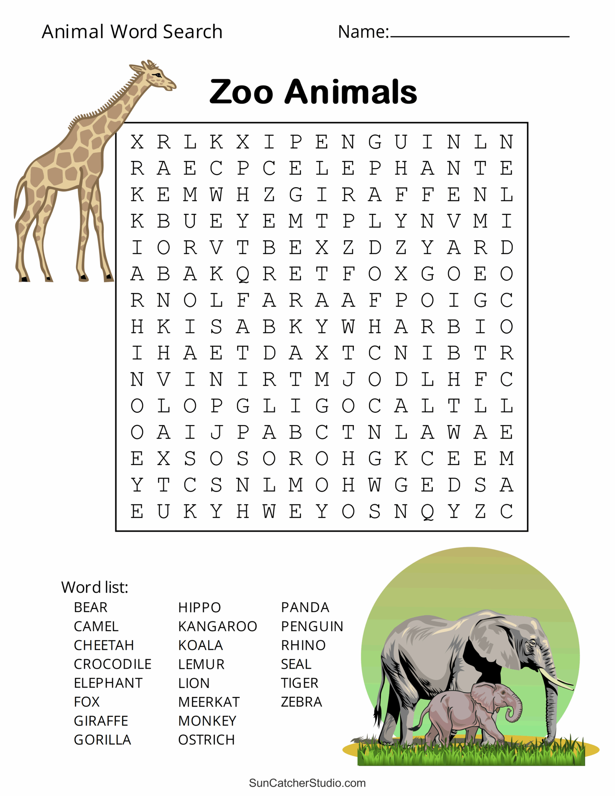5th Grade Word Search Printable Free