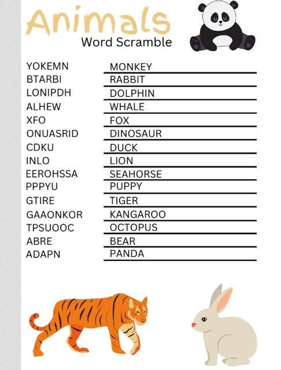 Teenage Word Search Printable