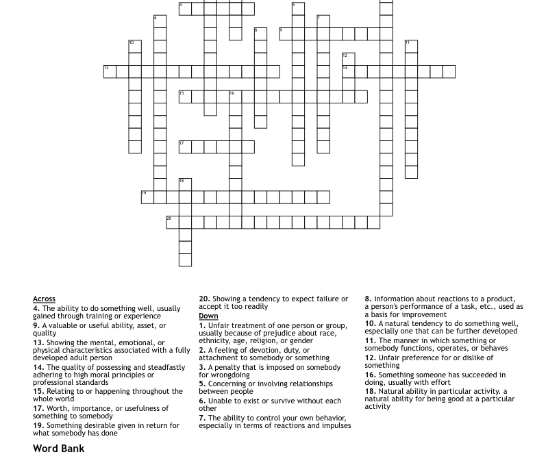 Armored Penguin Crossword And Key WordMint