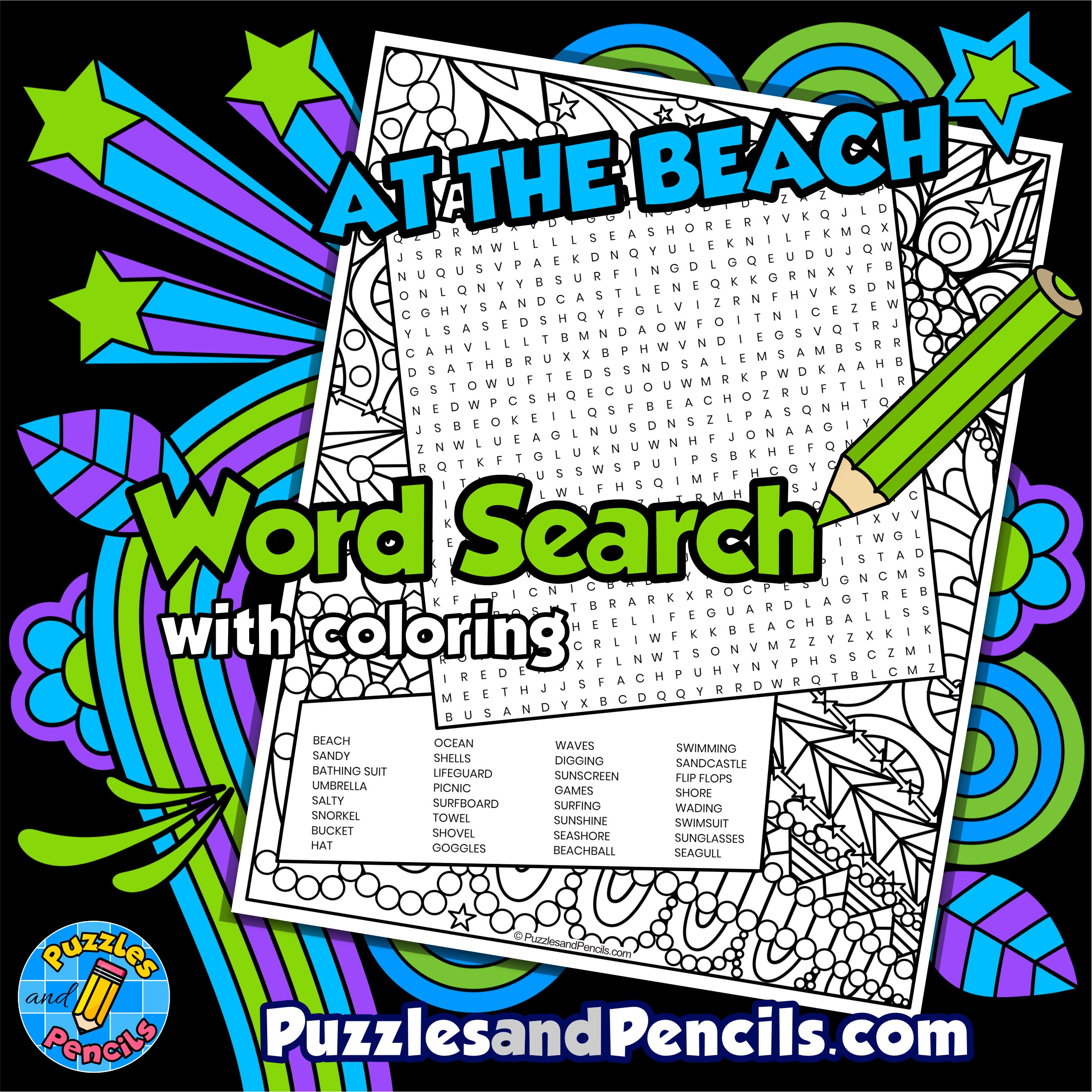 Printable Design Coloring Pages Printable Word Search