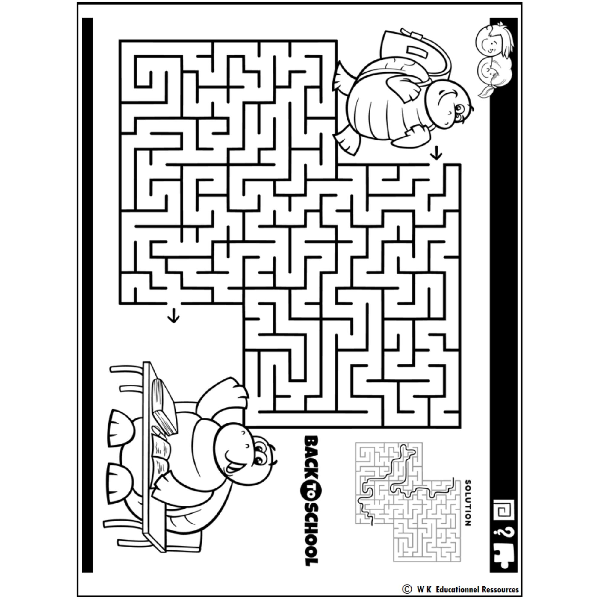 Back To School Game Crossword Word Search Maze Sudoku Activities Printable Made By Teachers