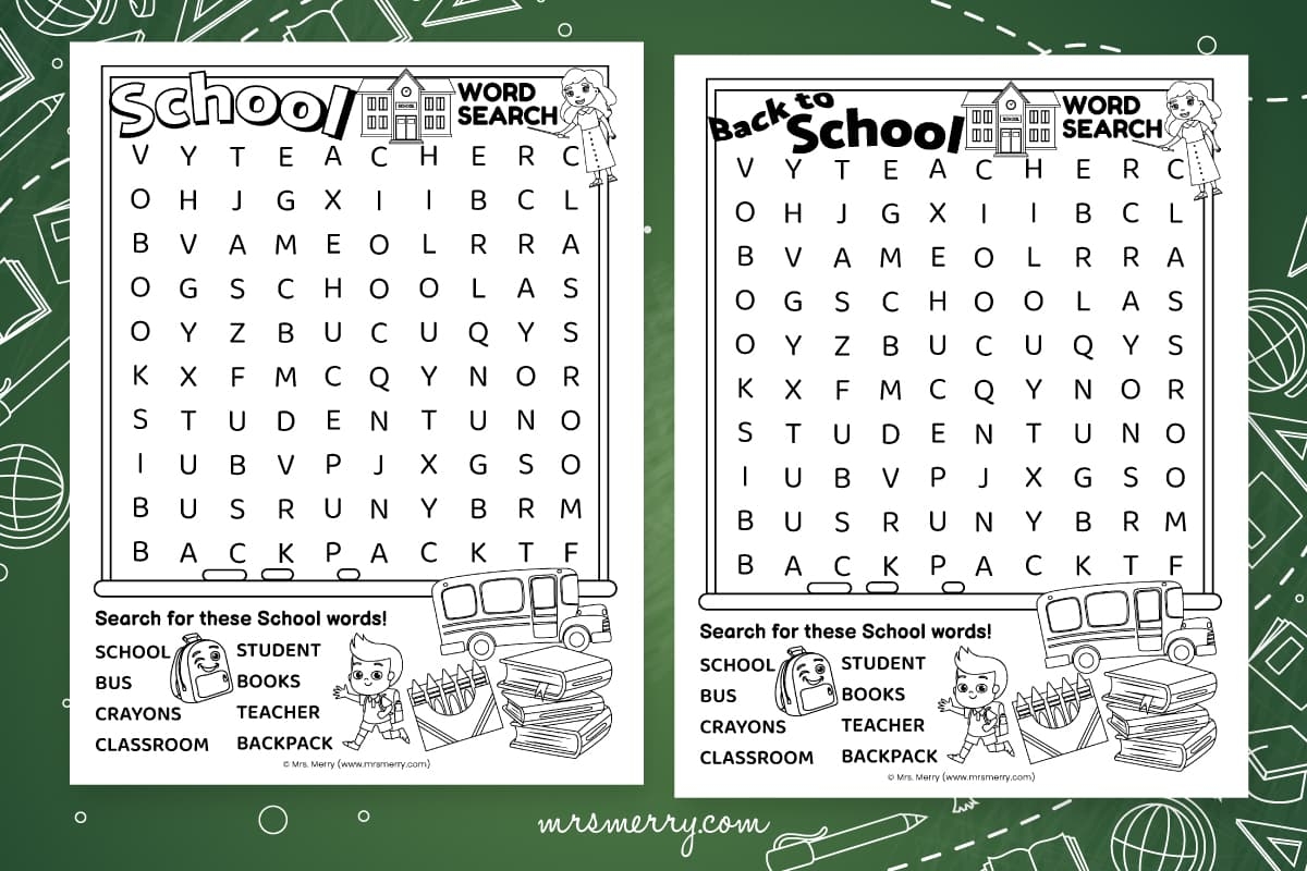 Editable Word Search Template Printable