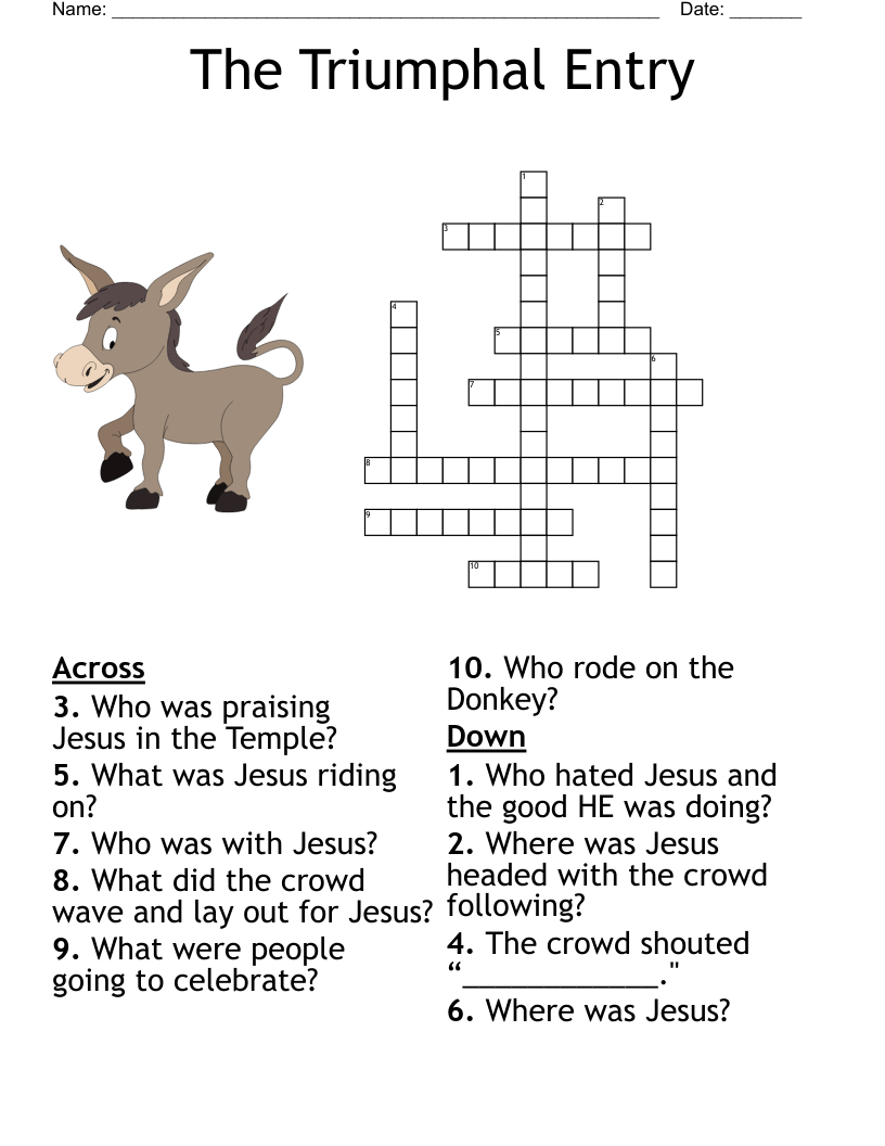 Balaam s Donkey Word Search WordMint