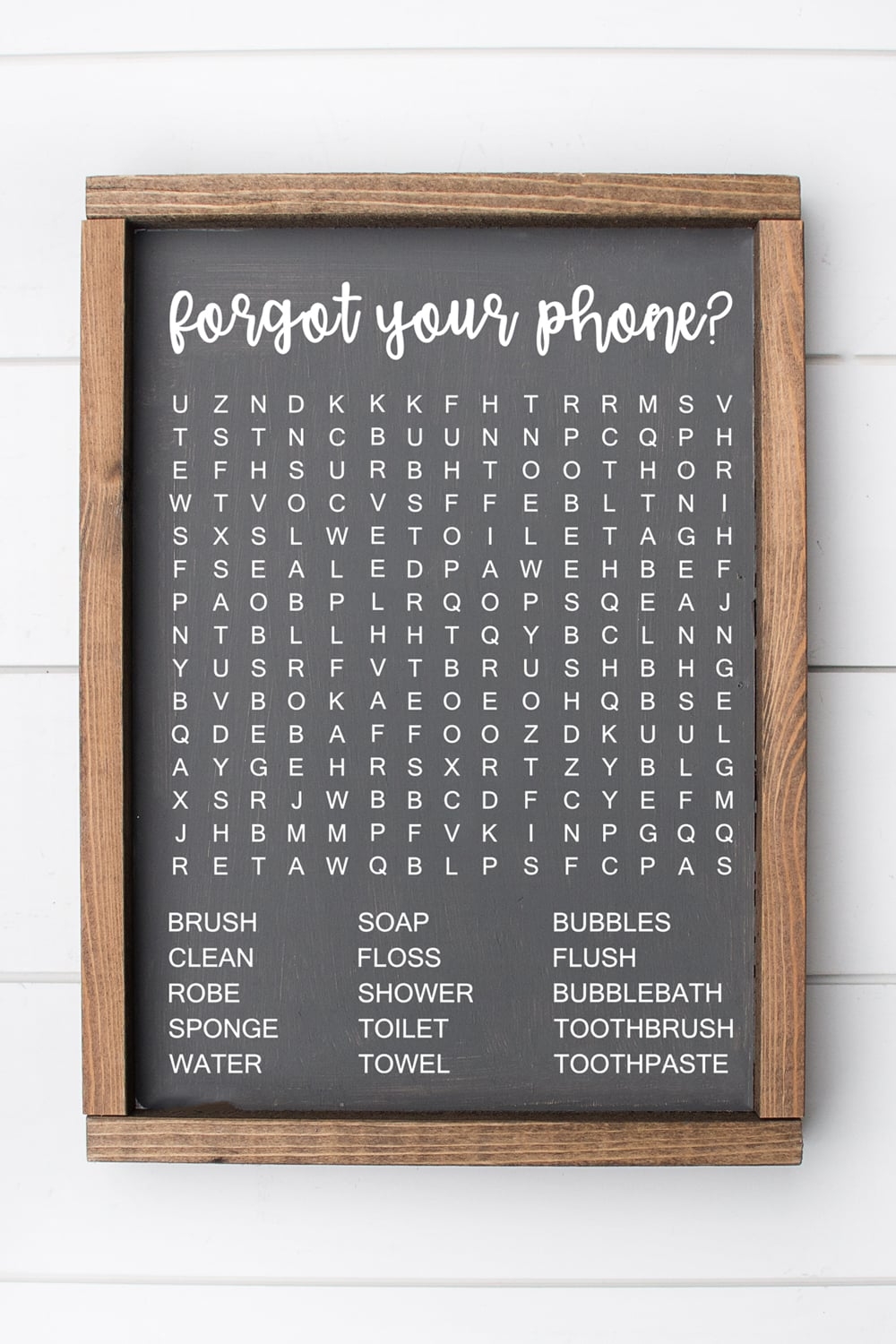 Large Print Free Printable Bathroom Word Search