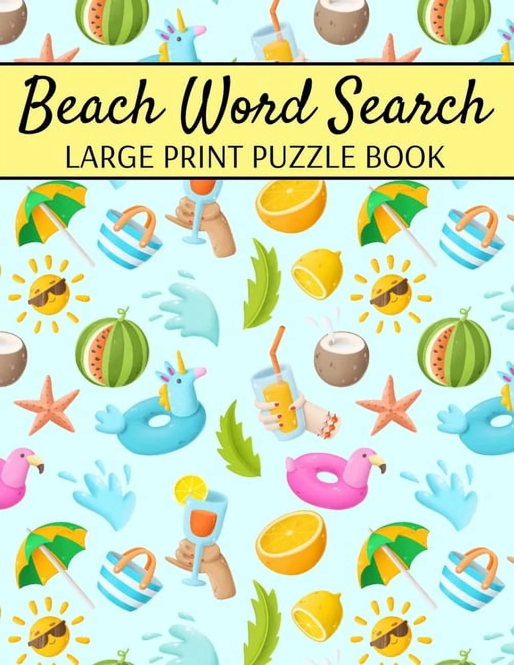 beach word search large print puzzle book summer word search spring word search book for adults paperback walmart