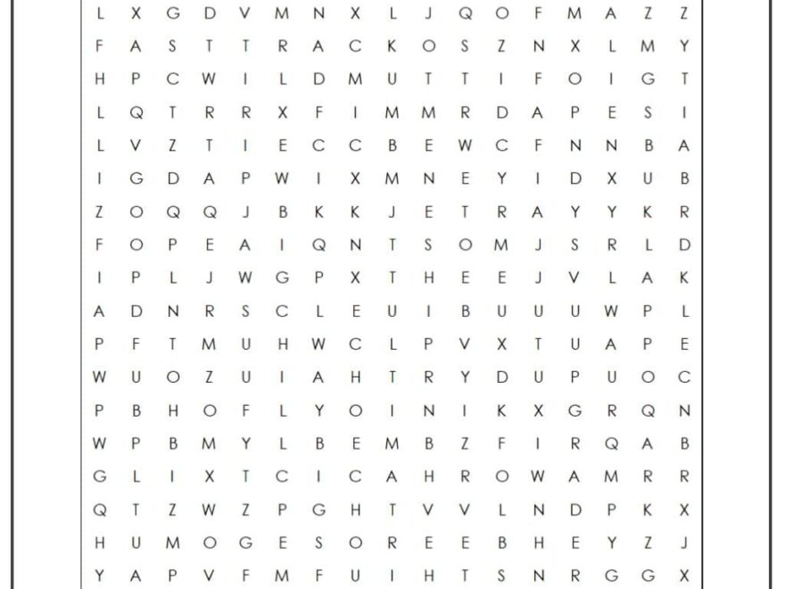 Ben Ten Word Search Monster Word Search