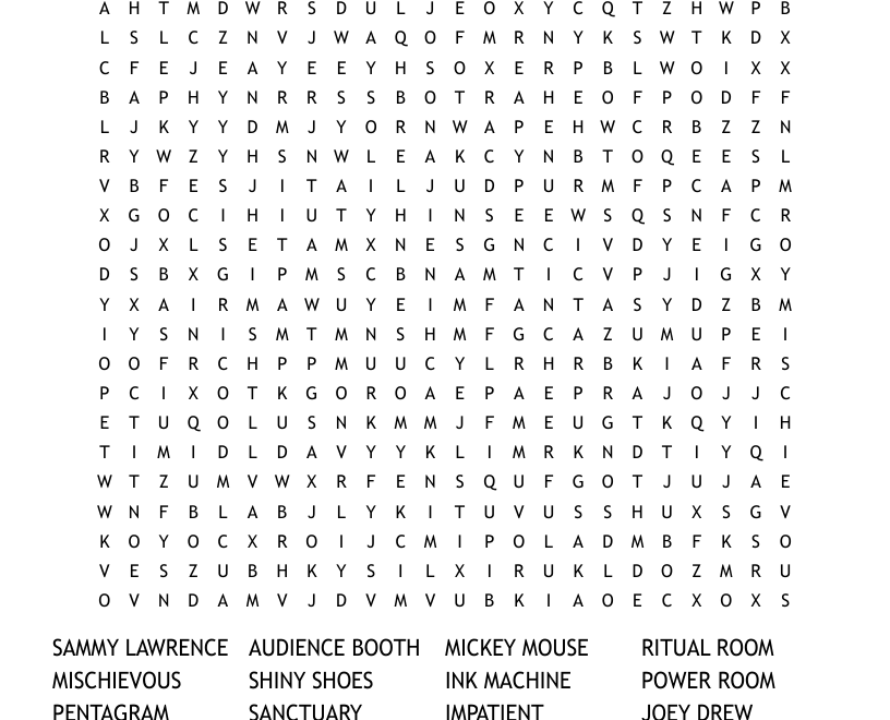 Bendy Word Search WordMint